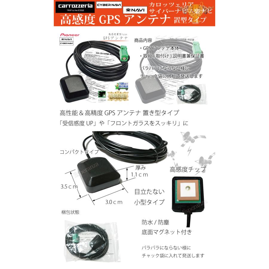 カロッツェリア 【'18 楽ナビ用 GPSアンテナ 置型 】 パイオニア AVIC
