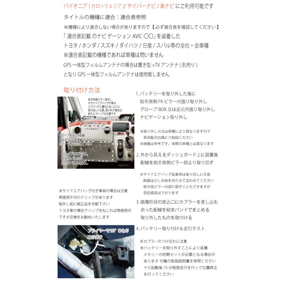 カロッツェリア 【'17 楽ナビ用 GPSアンテナ 置型 】 パイオニア AVIC
