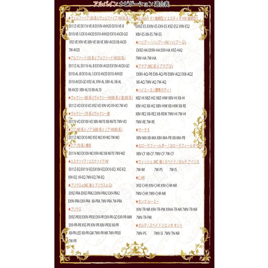 ビッグX 取説保証付 アルパイン テレビキット ナビキット タンク TANK