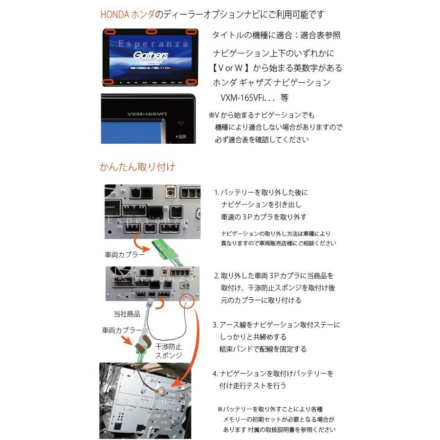 取説保証付 10年ナビ ホンダ テレビキット ナビ操作キット ギャザズ 走行中テレビが見れる Vxh 112vs Vxm 118c Vxm 118vs Gathers Th1 101 Esperanza 通販 Yahoo ショッピング