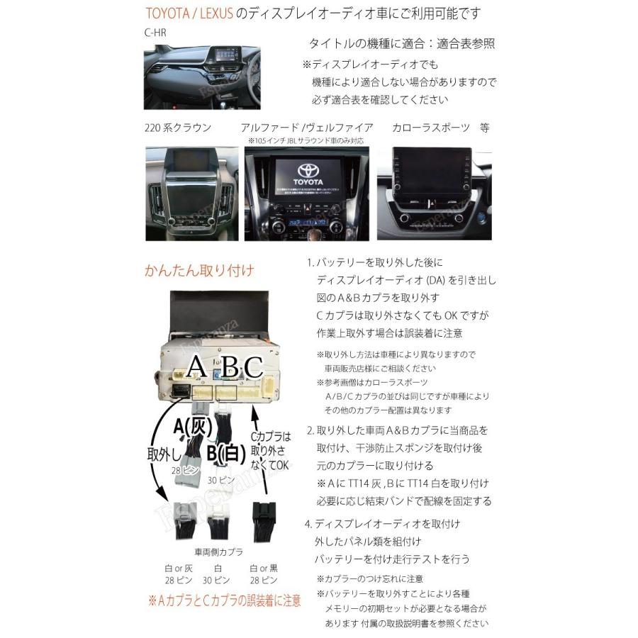 Jbl アルファード テレビキット ナビ操作 ディスプレイオーディオ 10 5インチ Agh35 R2 1 運転中 走行中 テレビ キャンセラー ジャンパー Tt14 T06 Esperanza 通販 Yahoo ショッピング