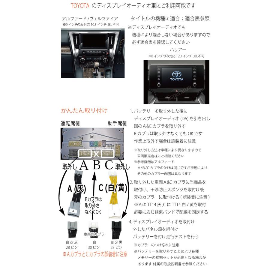 トヨタ（TOYOTA） 【 アルファード ディスプレイオーディオ テレビ