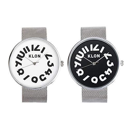 お取り寄せ ３ ５日で発送 ペアウォッチ S Mesh Black Silver Mesh Silver Time Hide 組合せ商品 Klon カップル おしゃれ シンプル 腕時計 人気 レディース腕時計 Albinofoundation Org