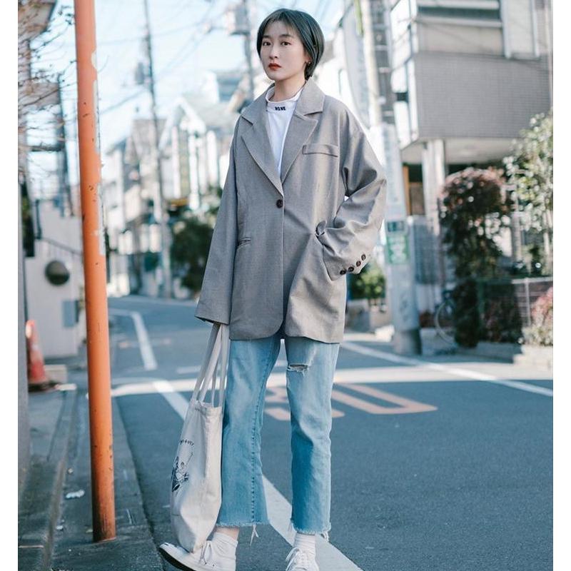 ノーカラーコートレディース 春秋アウター 通勤 韓国風カジュアル Wata リラークショップ 通販 Yahoo ショッピング