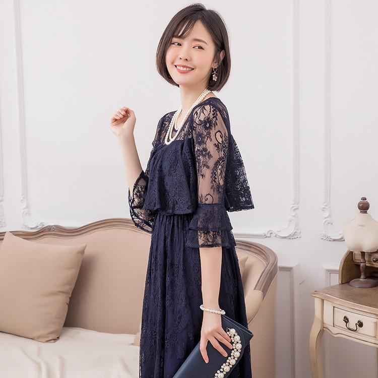 パーティードレス 安い 可愛い 綺麗め 結婚式 結婚式ドレス フォーマルドレス フォーマル レース 総レース フレア ａライン Yasu0416 リラークショップ 通販 Yahoo ショッピング