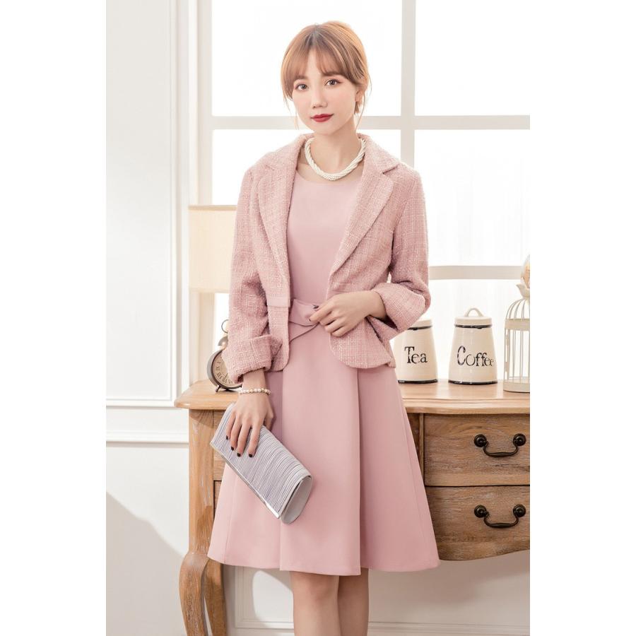 スーツ ワンピース ジャケット フォーマル ツーピース ワンピ 結婚式 披露宴パーティードレス 安い 可愛い 膝丈 リボン Yasu0428 リラークショップ 通販 Yahoo ショッピング