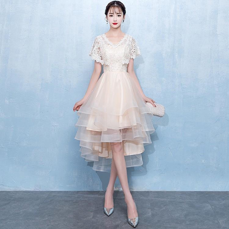 パーティドレス フレアワンピース フィッシュテール 結婚式 披露宴 二次会 花嫁ドレス カラードレス フィッシュテール ミモレ Yasu0312 リラークショップ 通販 Yahoo ショッピング