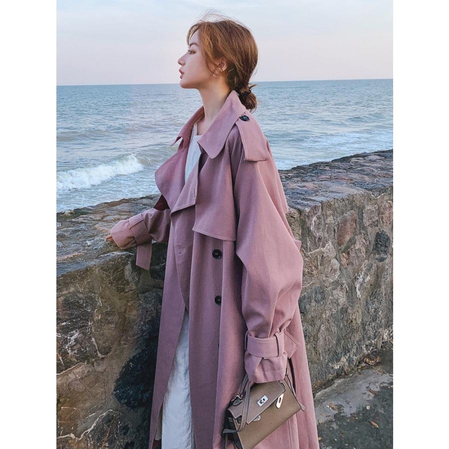 レディース アウター トレンチコート トレンチ ロング スプリングコート 春 秋 お洒落 ロング丈 綺麗め 安い 可愛い ゆったり Yasu リラークショップ 通販 Yahoo ショッピング