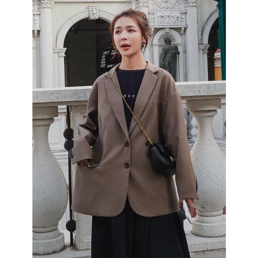 ジャケット レディース テーラードジャケット シンプル ゆったり 安い 可愛い ｏｌ 大人カジュアル カジュアル おしゃれ オーバーサイズ Yasu リラークショップ 通販 Yahoo ショッピング