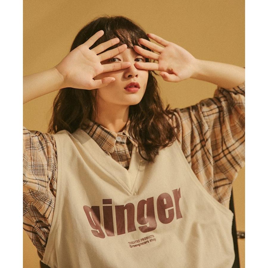 シャツ ベスト ツーピース セットアップ かわいい お洒落 チェック柄 チェックシャツ ニットベスト カジュアル Yasu リラークショップ 通販 Yahoo ショッピング