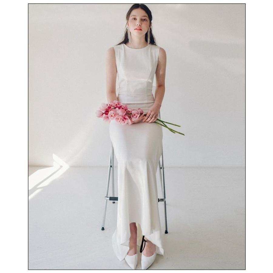 パーティードレス 安い 可愛い ウエディング 結婚 結婚式ドレス パーティー ロングドレス シンプル タイト マーメイド 白 ホワイト Yasu リラークショップ 通販 Yahoo ショッピング