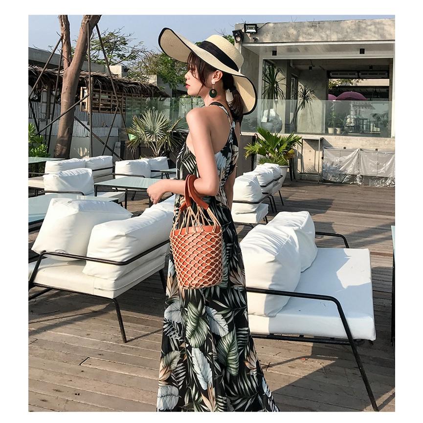 サマードレス 安い 可愛い ワンピース ドレス リゾート 海 ビーチ トロピカル ロング 夏 ホルターネック ハワイアン Yasu0507 リラークショップ 通販 Yahoo ショッピング