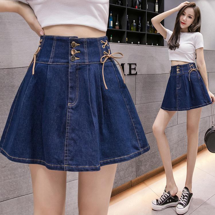 スカート ミニスカート デニム デニムスカート フレアスカート 可愛い 安い お出かけ デート 大人カジュアル カジュアル Yasu0601 リラークショップ 通販 Yahoo ショッピング