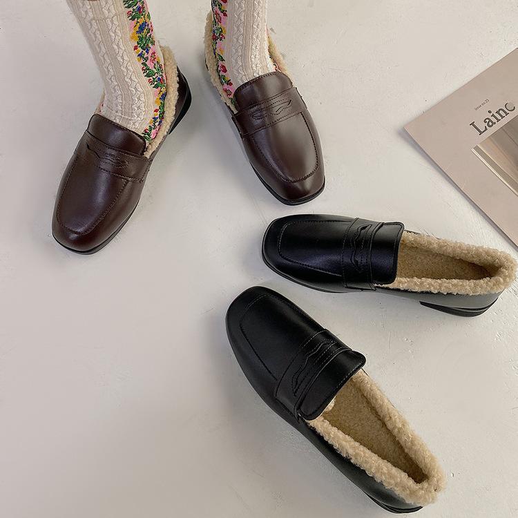 ローファー モカシン シューズ 靴 レディース 安い 可愛い シンプル お出かけ ムートン 秋 冬 カジュアル Yasu リラークショップ 通販 Yahoo ショッピング