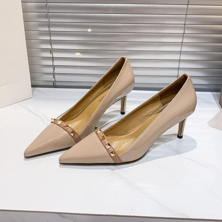 パンプス 靴 シューズ レディース ハイヒール ポインテッドトゥ お洒落 安い 可愛い Ol 通勤 オフィス Puレザー スタッズ Yasu リラークショップ 通販 Yahoo ショッピング