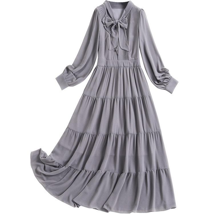 ワンピース レディース 長袖 お出かけ お呼ばれ デート ディナー 食事会 Ol 通勤 代 30代 40代 ママ 母親 ティアード リボン Yasu リラークショップ 通販 Yahoo ショッピング