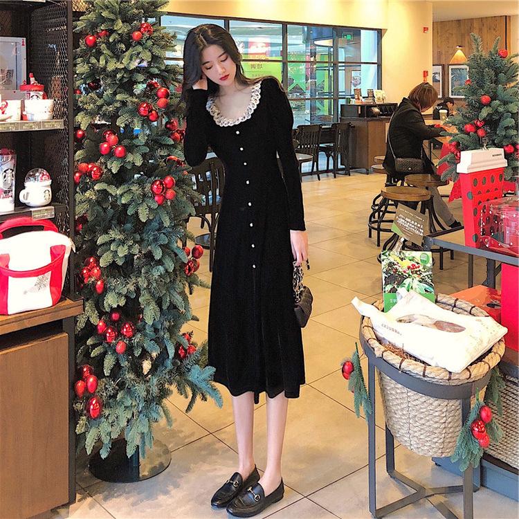 ワンピース レディース 安い 可愛い パーティー ラウンドネック 清楚 パフスリーブ 大人可愛い レース Yasu リラークショップ 通販 Yahoo ショッピング