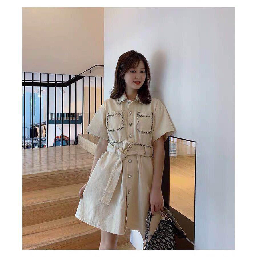ワンピース 安い 可愛い 半袖 シャツワンピース ワンピ ミニ ミニワンピース Ol 通勤 オフィス 学生 リボン Yasu リラークショップ 通販 Yahoo ショッピング