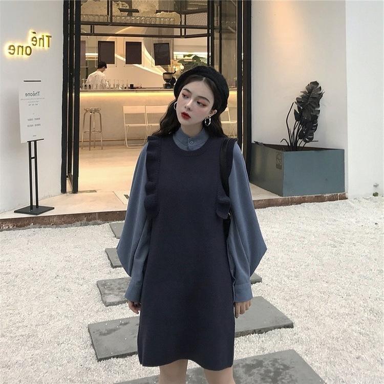 ツーピース セットアップ 安い 可愛い シャツブ ブラウス ワンピ ワンピース 2点セット ｉライン フリル 代 大人可愛い 食事会 Yasu リラークショップ 通販 Yahoo ショッピング