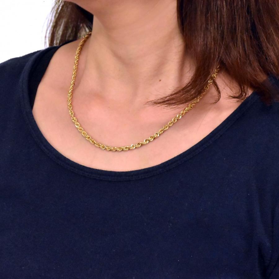18金 ロープネックレス ダブルパイプ K18 約10g 50cm 4.0φ 刻印 18金 ロープネックレス ダブルパイプ K18 約10g 50cm 4.0φ 刻印