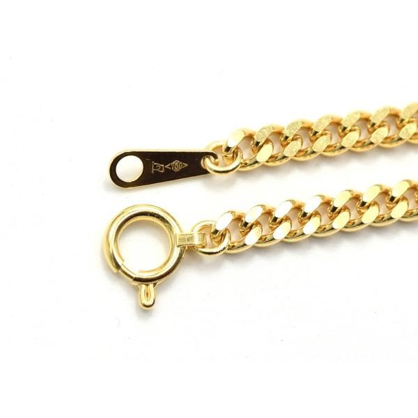 新品 18金 喜平 ネックレス K18 2面カット 20g 40cm 中折 引輪 造幣局