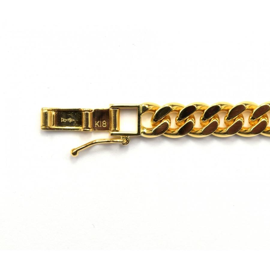 新品 18金 喜平 ブレスレット K18 2面カット 30g 18cm 20cm 中折