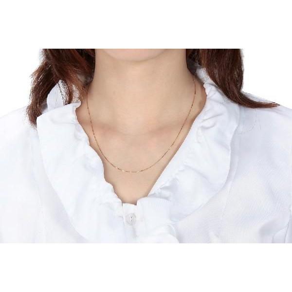 じゅん　k18ネックレス　ベネチアンチェーン　0.5㎜幅 つけっぱなし k18ネックレス ベネチアンチェーン 0.5㎜幅 つけっぱなし