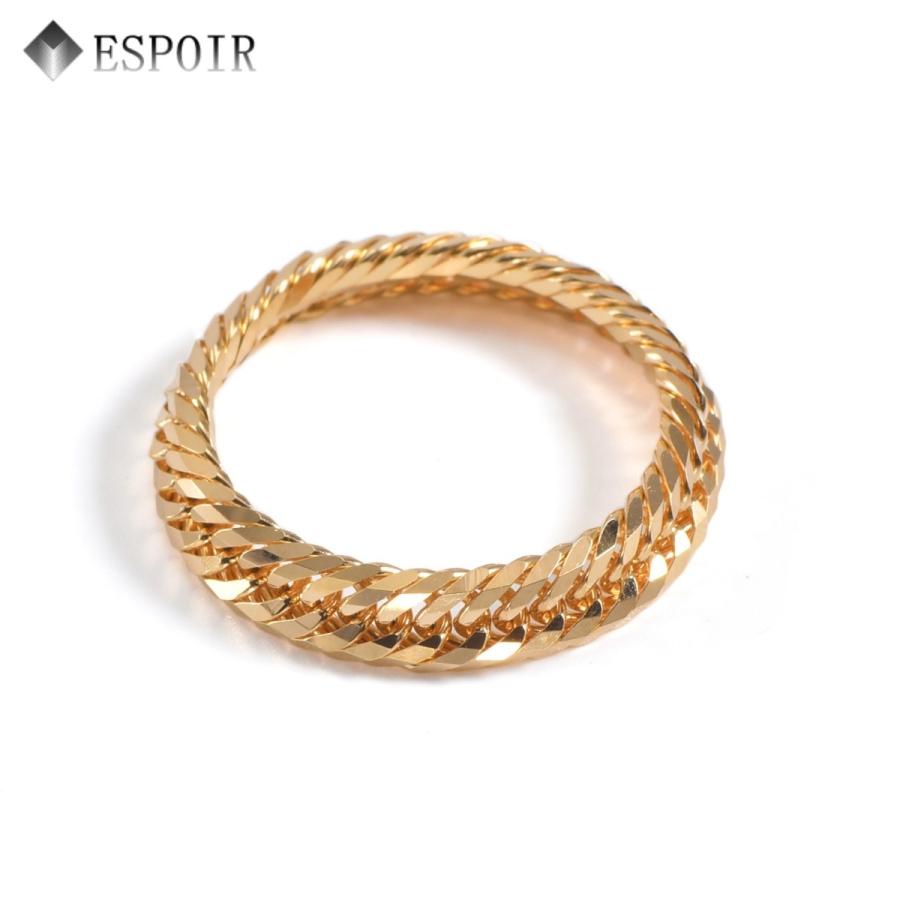 k18喜平リング※ソフト 18金 K18 喜平リング 12面カットトリプル 17号