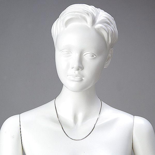 新品 プラチナ850 喜平 ネックレス PT850 2面カット 10g 40cm 造幣局検定マーク 刻印入り メンズ レディース キヘイ チェーンの画像