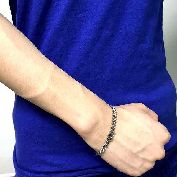 pt850喜平ブレスレット（20㎝） 新品 プラチナ850 喜平 ブレスレット PT850 2面カット 20g 18cm 20cm