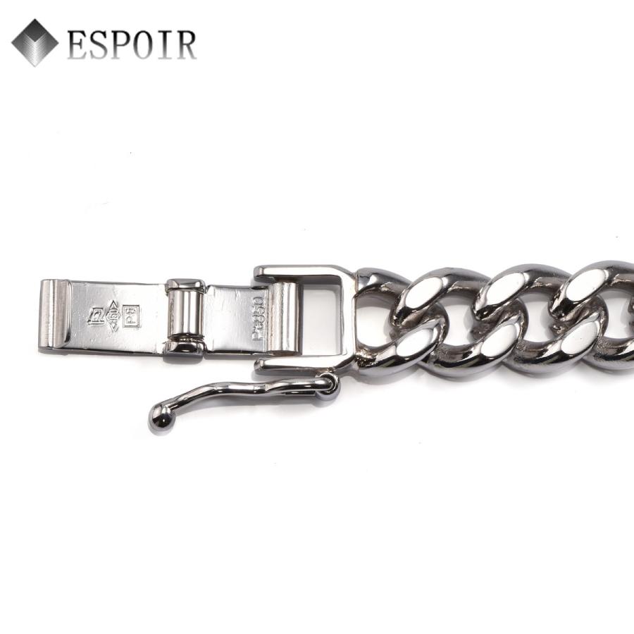 【新品未使用】Pt850喜平ブレスレット18cm30.5g、造幣局マークあり 新品未使用】Pt850喜平ブレスレット18cm30.5g、造幣局マークあり