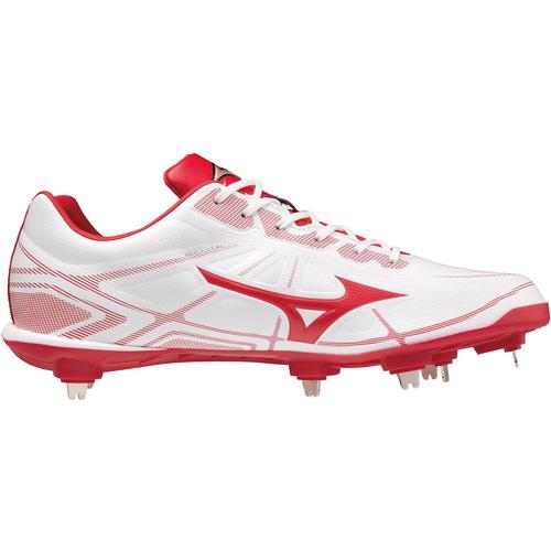 ミズノ MIZUNO グローバルエリート ライトレボエリート 11GM2111 62 ホワイト×レッド メンズ レディース スパイク 靴  野球｜esports｜02