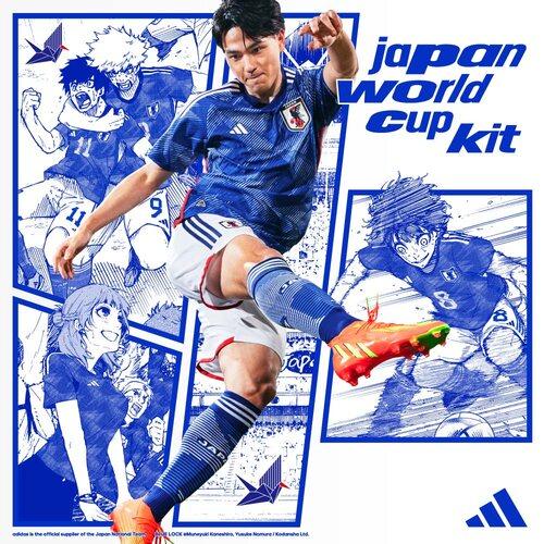 アディダス サッカー日本代表 2022 トラベル Tシャツ 折り鶴 ORIGAMI