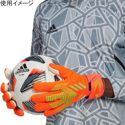 アディダス adidas プレデター GKグローブ LGE MIQ77 HC0606 ソーラーレッド/グリーン メンズ レディース サッカー ゴールキーパーグローブ キーグロ｜esports｜06