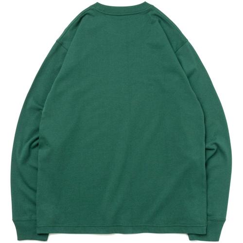 ニューエラ NEW ERA 長袖 コットン Tシャツ Flag Logo Mini フラッグロゴミニ 13330967 ダークグリーン メンズ ★2022秋冬モデル★ ロンT アウトドア キャンプ|esports|02