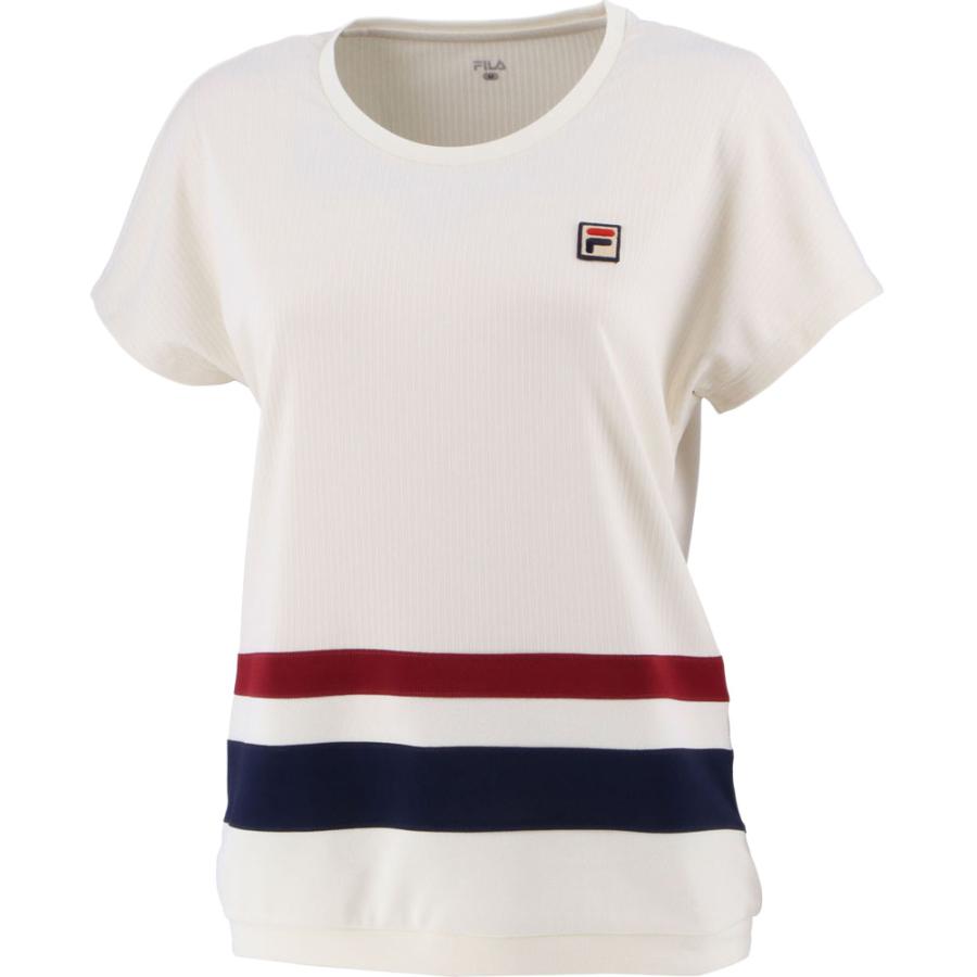FILA（フィラ） ゲームシャツ VL2517 40 パープル レディース テニス