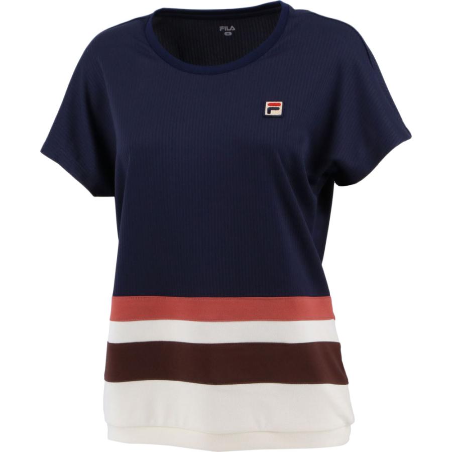 FILA（フィラ） ゲームシャツ VL2517 40 パープル レディース テニス