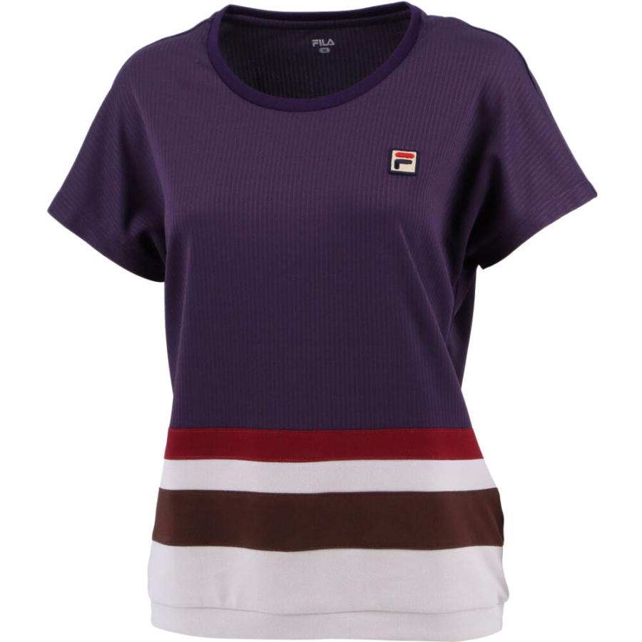 FILA（フィラ） ゲームシャツ VL2517 40 パープル レディース テニス
