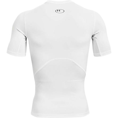 アンダーアーマー UNDER ARMOUR ヒートギアアーマー ショートスリーブ シャツ 1361518 100 ホワイト/ブラック メンズ 半袖 インナー Tシャツ トップス｜esports｜03
