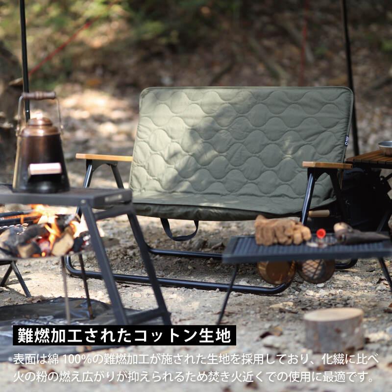 QUICKCAMP（クイックキャンプ） ベンチカバー 二人掛け 難燃