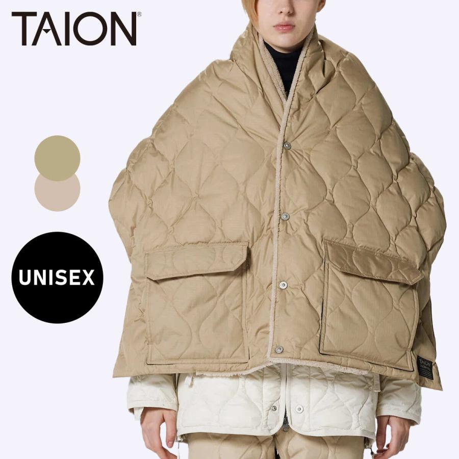 TAION（タイオン） ミリタリー リバーシブル ダウンストール TAION