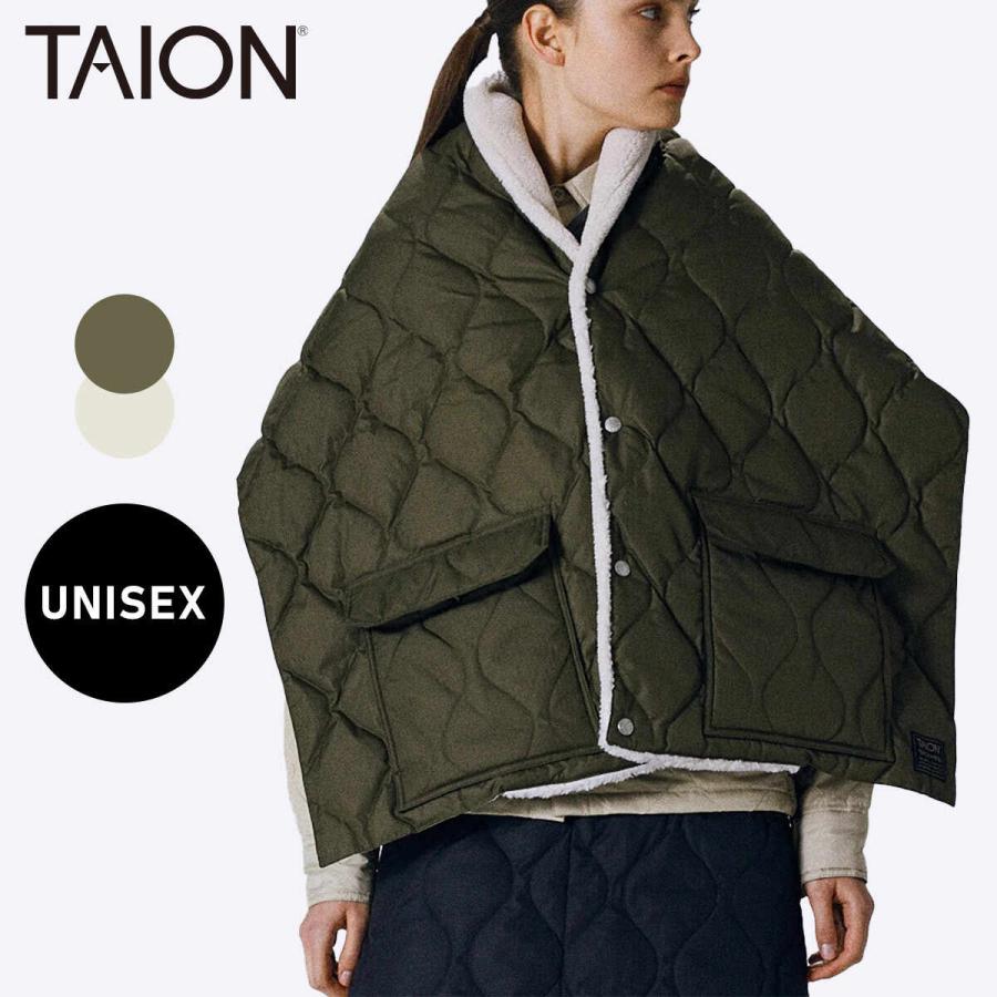 TAION（タイオン） ミリタリー リバーシブル ダウンストール TAION