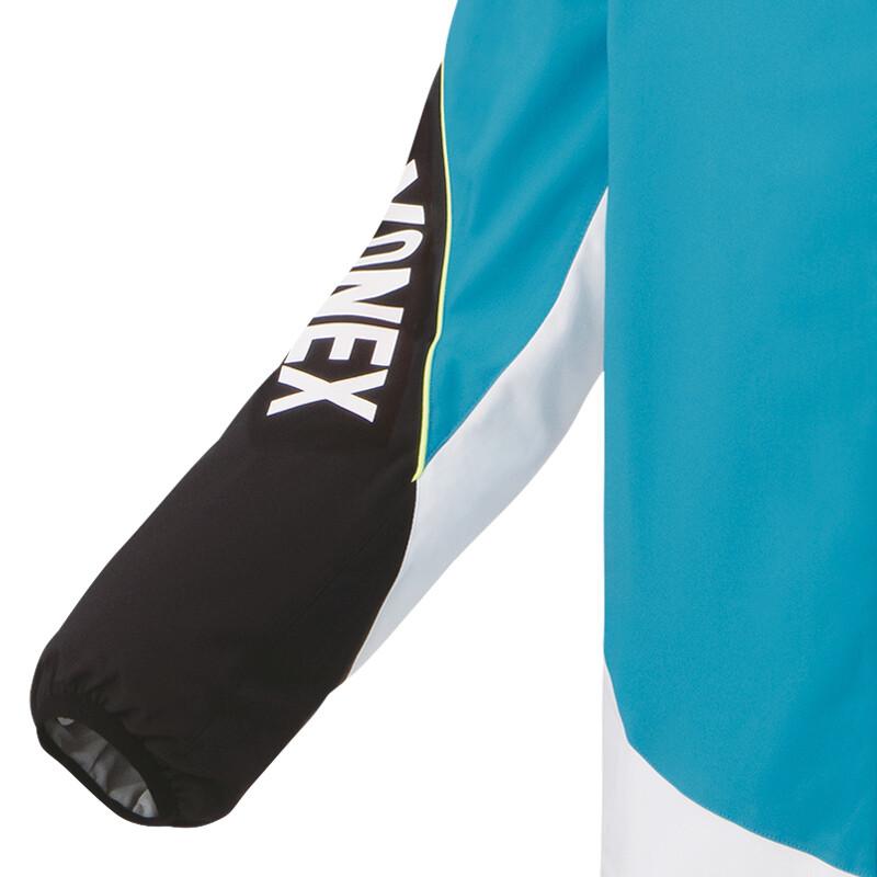 ヨネックス YONEX ユニ裏地付ウィンドウォーマーシャツ 70087 422 ディープシー メンズ レディース 長袖アウター フルジップアップ 防寒 スポーツウェア 制電_3