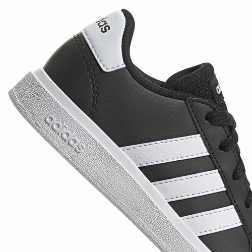 アディダス adidas グランドコート 2.0 LKK25 GW6503 ブラック/ホワイト/ブラック キッズ スニーカー カジュアルシューズ デイリーユース 普段使い 運動靴 通学｜esports｜07