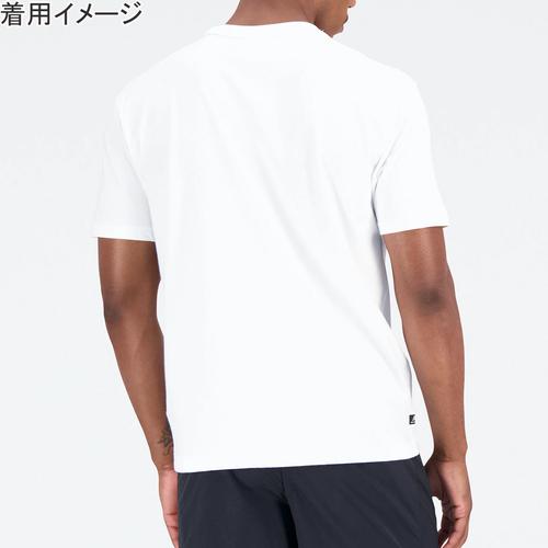 ニューバランス New Balance NB Essentials グラフィックショートスリーブTシャツ MT31517 WT ホワイト メンズ runアパレル 2023春夏モデル 半袖 トップス｜esports｜03