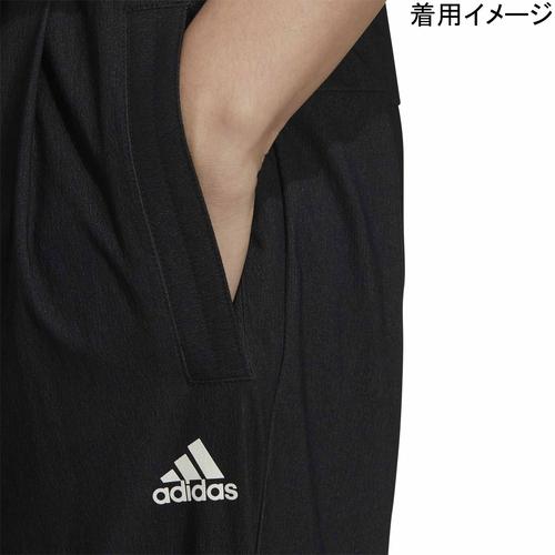 アディダス adidas デニムルッククロス パンツ BUJ46 IA5220 ブラック レディース 2023春夏モデル トレーニングウェア  ロングパンツ｜esports｜04