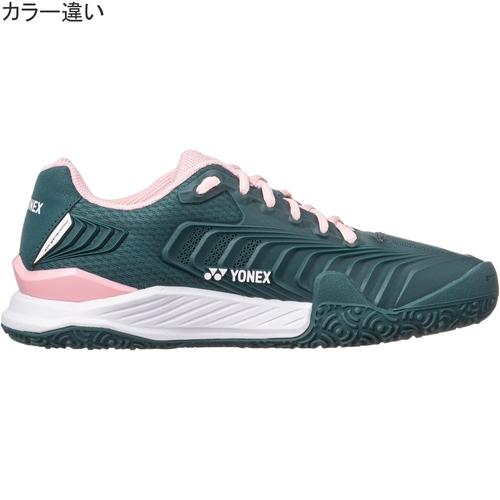 ★クリアランス★★お得★ ヨネックス YONEX パワークッションエクリプション4LGC SHTE4LGC 675 ネイビー/ピンク レディース 2023春夏モデル クレーコート用｜esports｜03