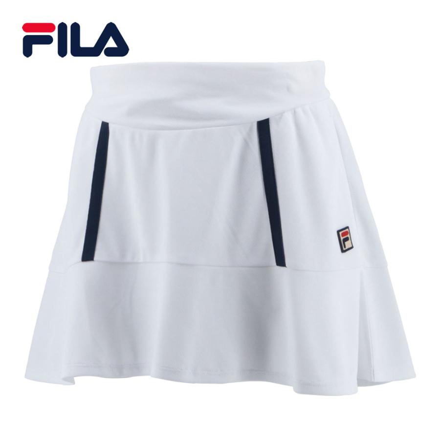 FILA（フィラ） スコート VL2589 01 ホワイト レディース スカート