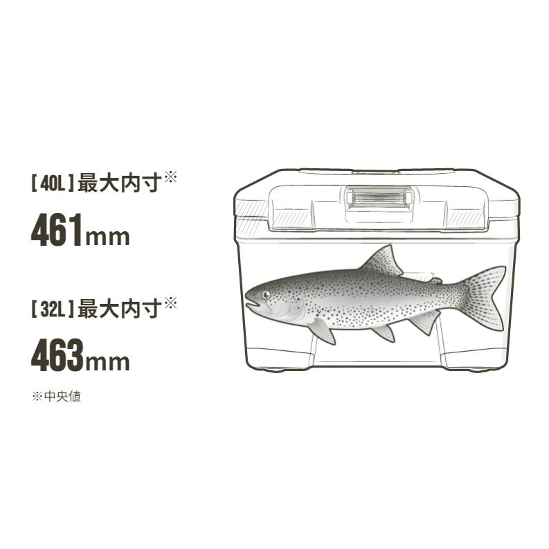 シマノ SHIMANO ヴァシランド ST 32L NX-332W カーキ クーラーボックス ハードクーラー 保冷バッグ アウトドア キャンプ バーベキュー レジャー 釣り 行楽_9