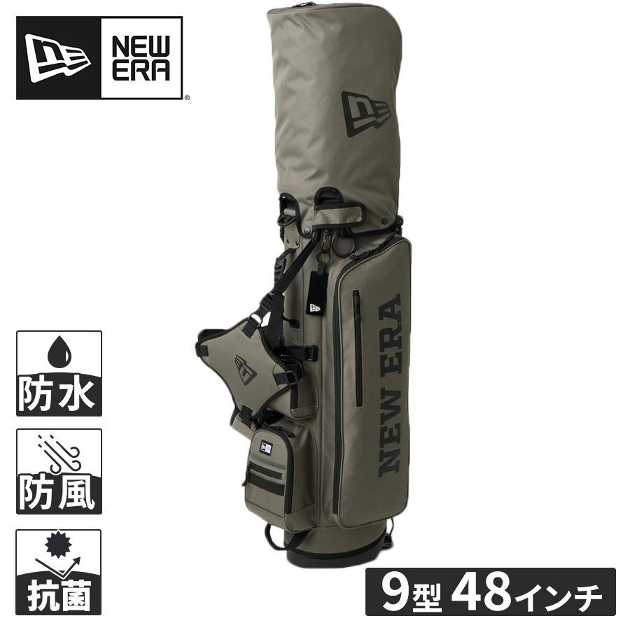 New Era シルバー キャディバッグ　スタンド付き NEW ERA（ニューエラ） ニューエラゴルフ NEW ERA GOLF キャディー